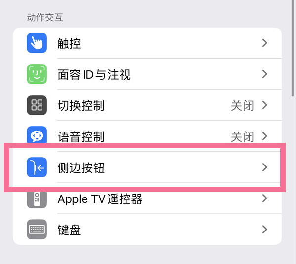 站前苹果14维修店分享iPhone14 Plus侧键双击下载功能关闭方法 