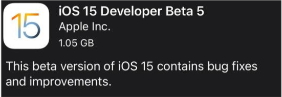 站前苹果手机维修分享如何升级到iOS15.0 beta5 